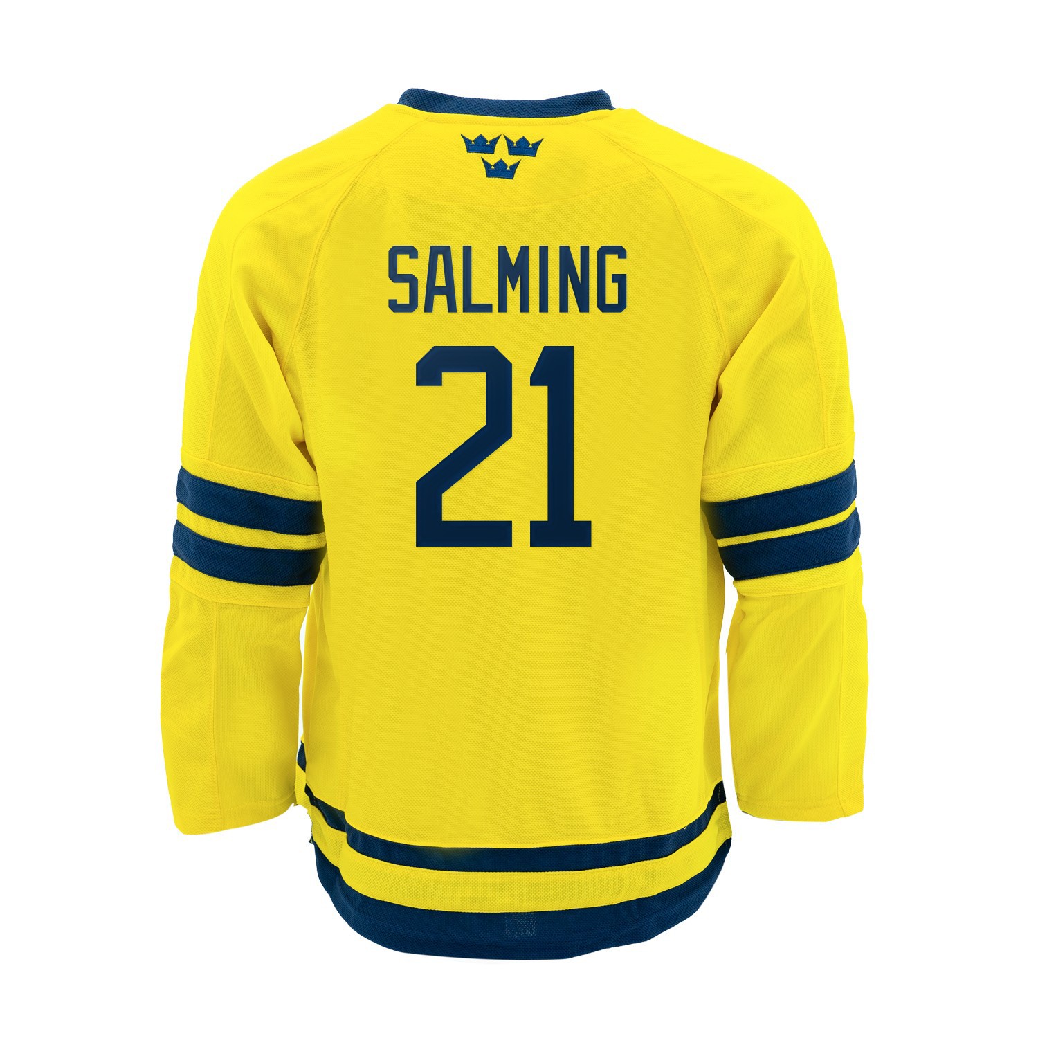 Tre Kronor Hockey Jersey #21 Börje Salming ALS-stiftelse Yellow