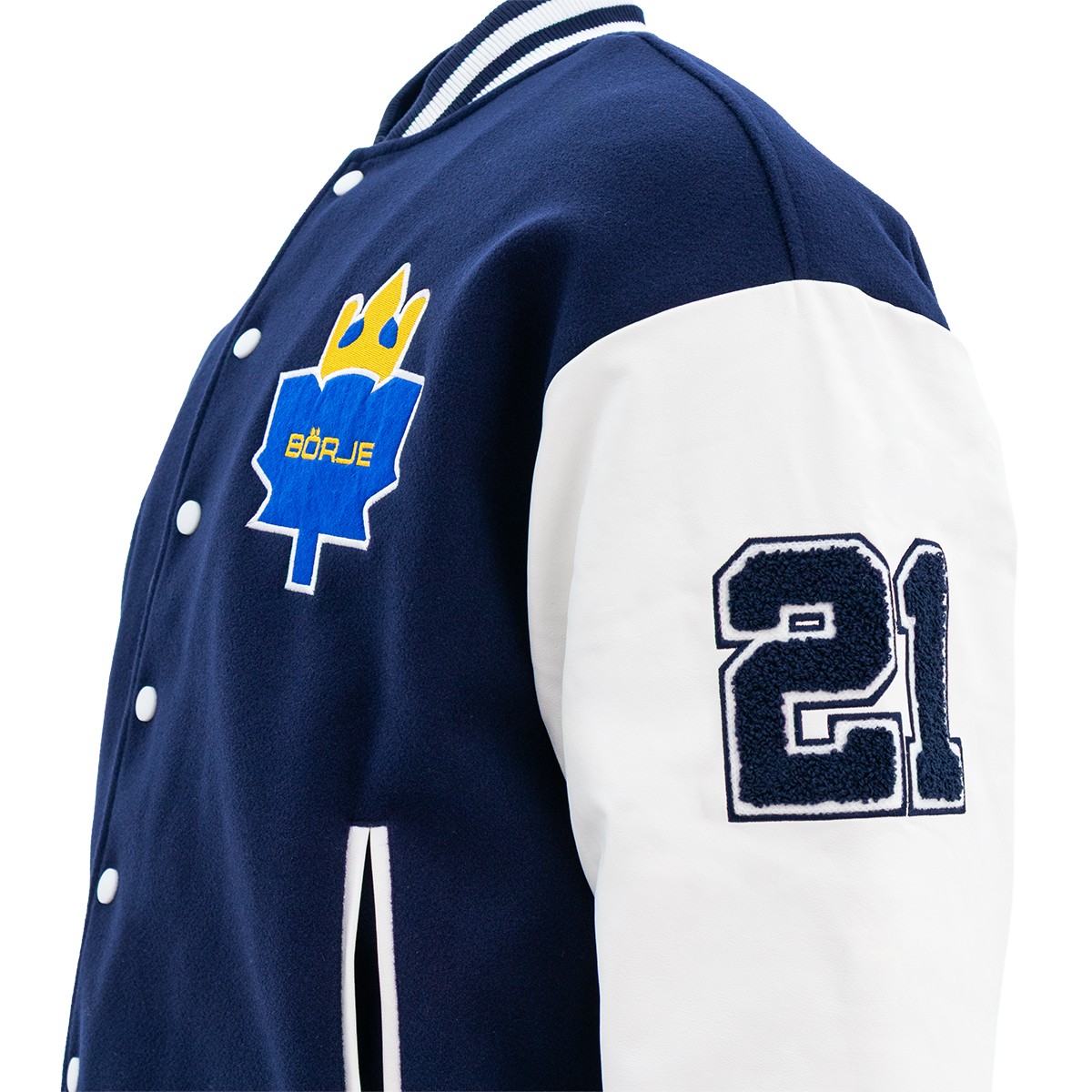 Varsity Jacket Börje Salming ALS-stiftelse Navy & White