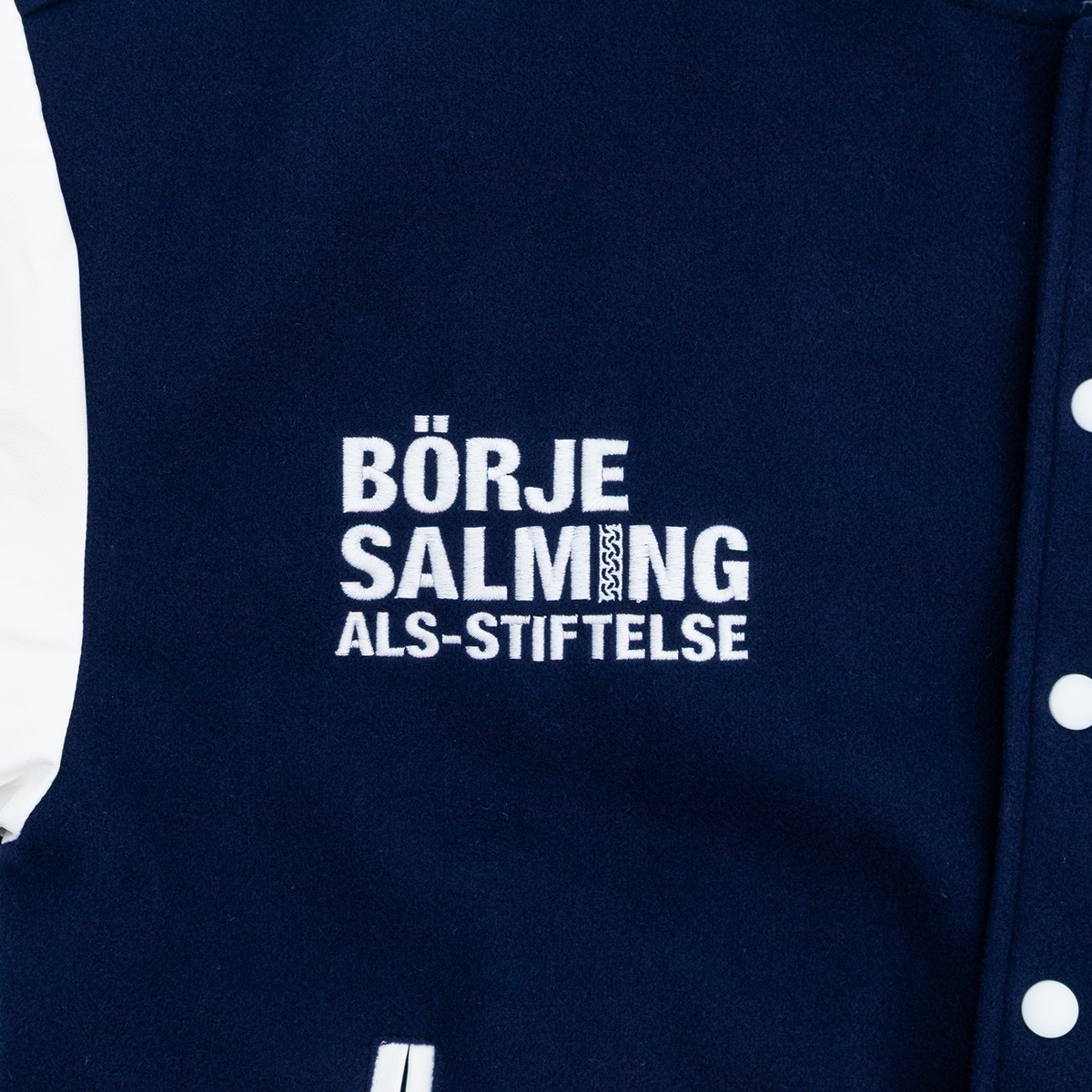 Varsity Jacket Börje Salming ALS-stiftelse Navy & White