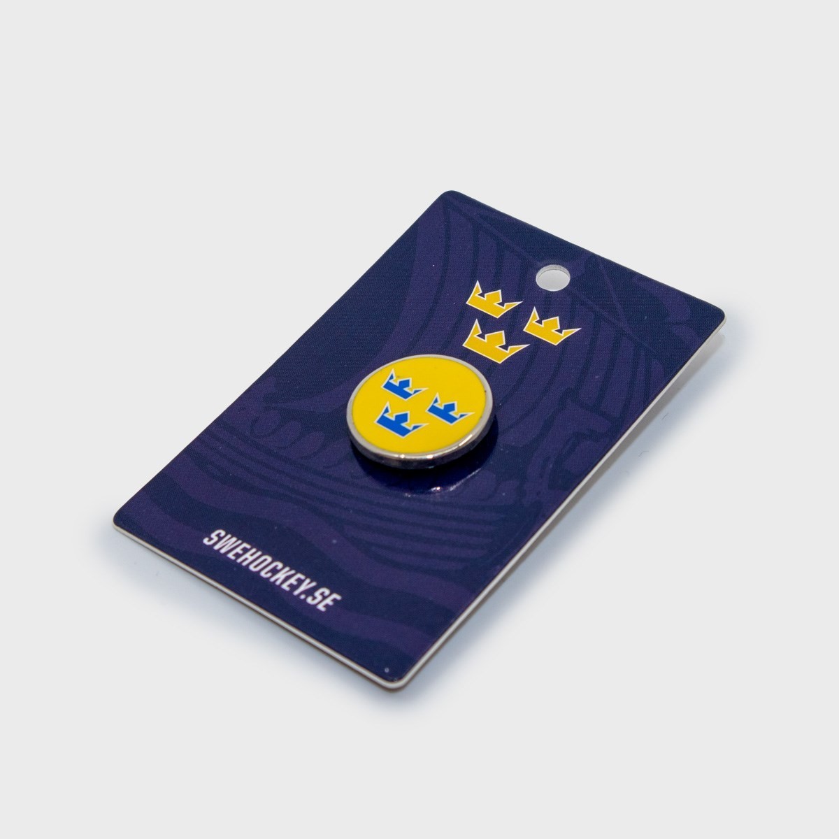 Pin Tre Kronor Gul