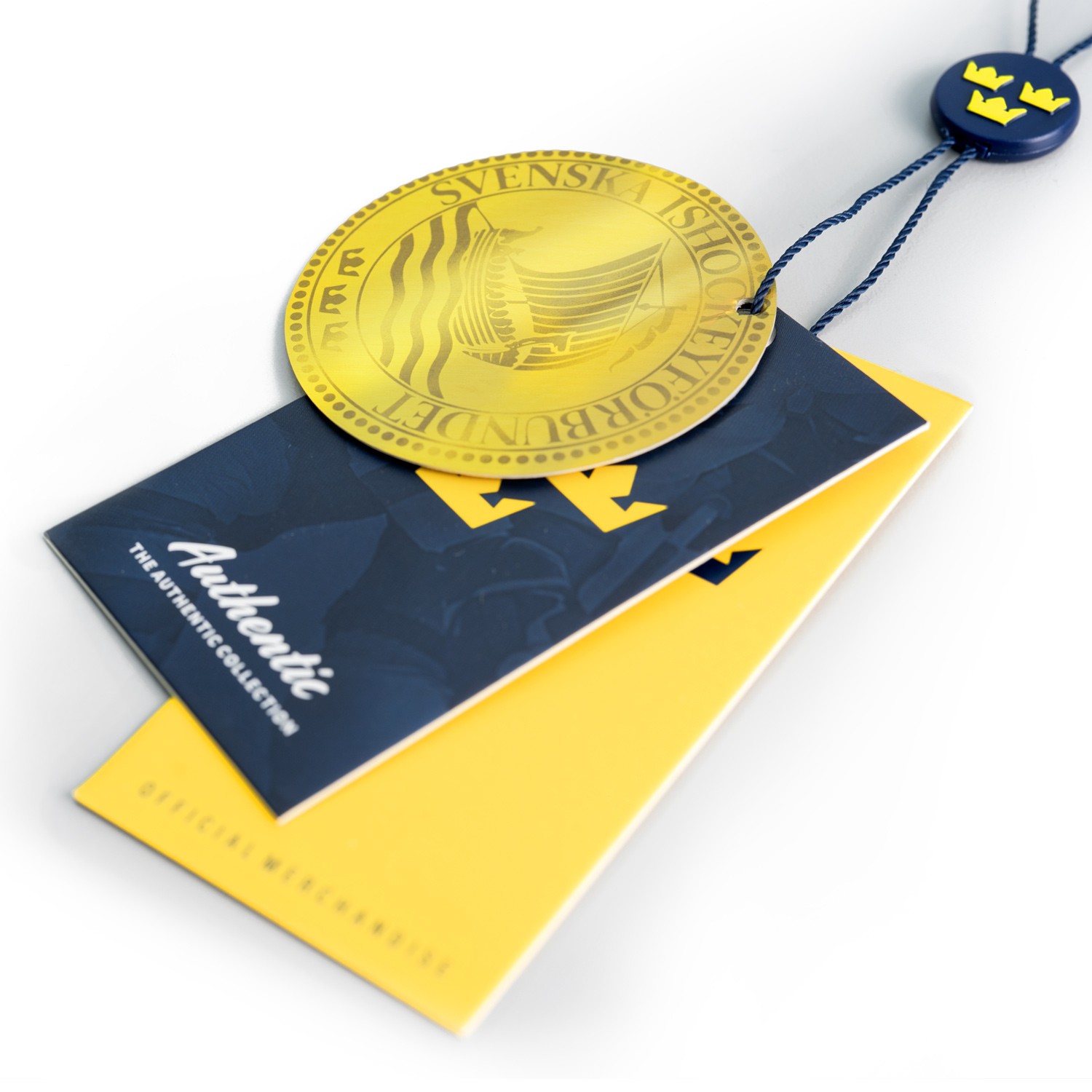 Pin Tre Kronor Gul