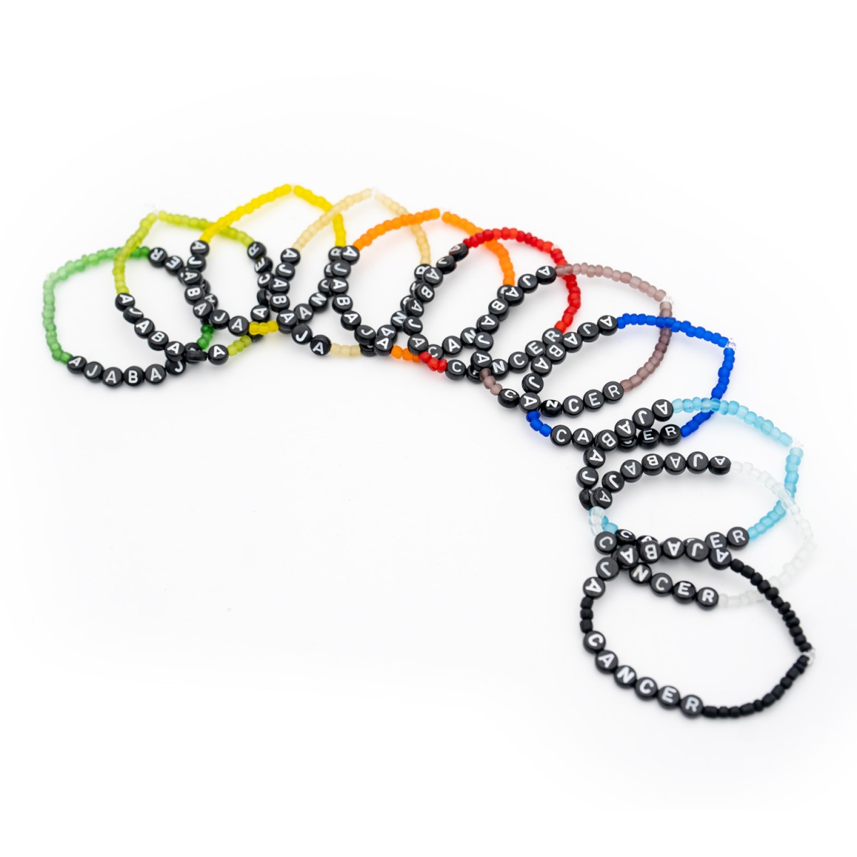 AjaBajaCancer Armband svart 19-20 cm - Large