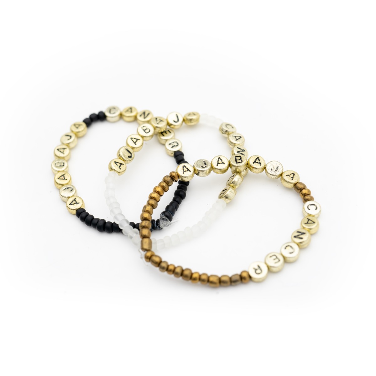 AjaBajaCancer Armband guld 15 cm - Small