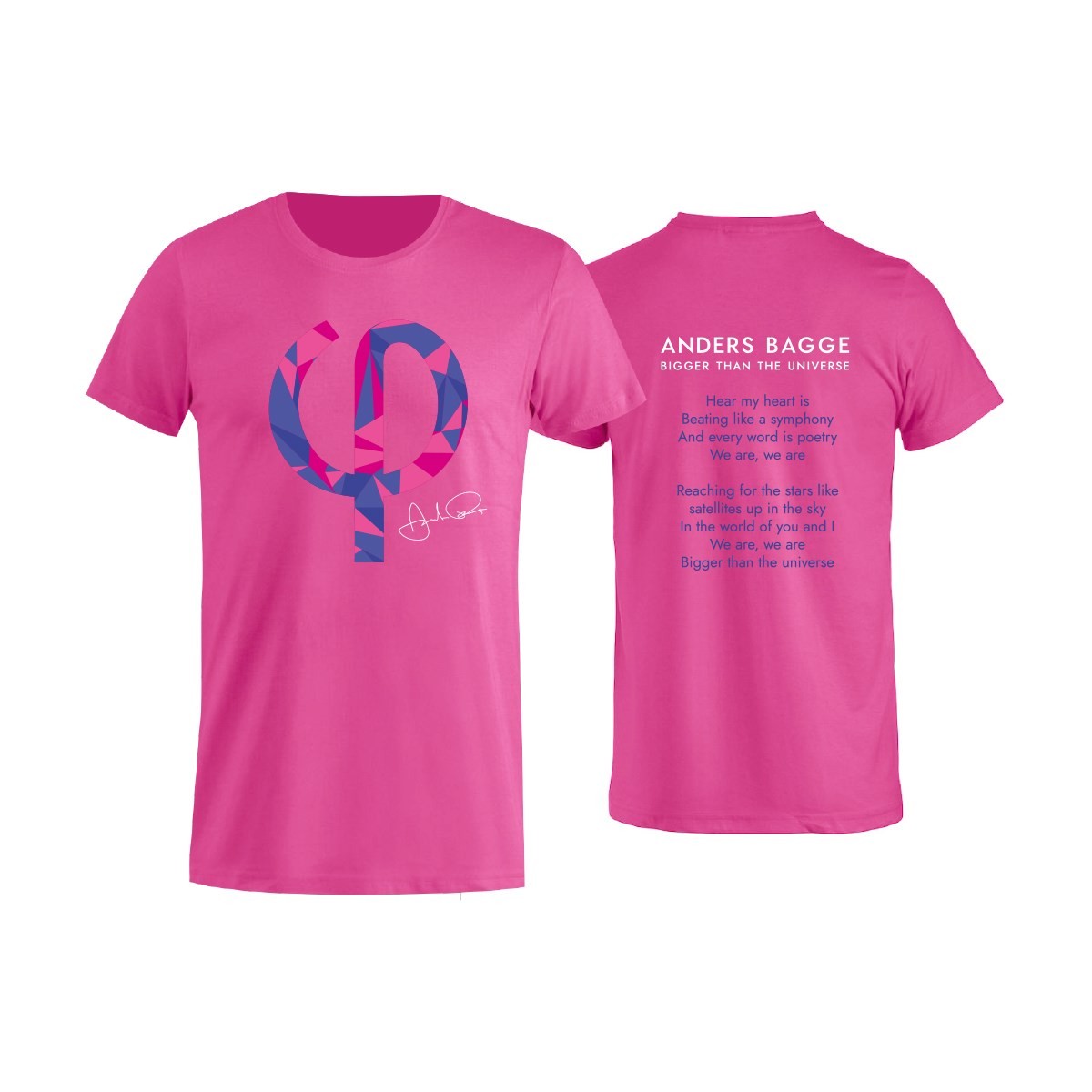 T-Shirt Herr Rosa Rosa/Pink