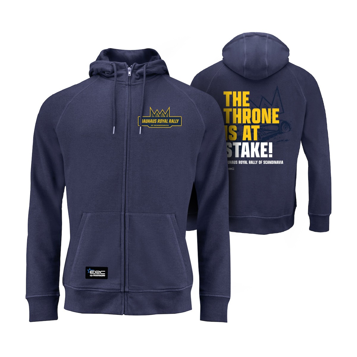 Zip-hood Navy Blue - The Throne