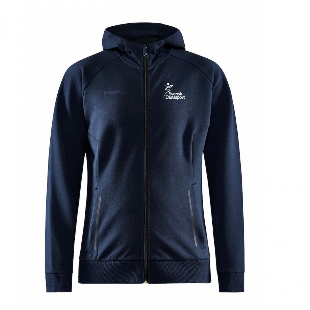 Hood Zip Dam Blå Craft Marinblå/Navy Blue