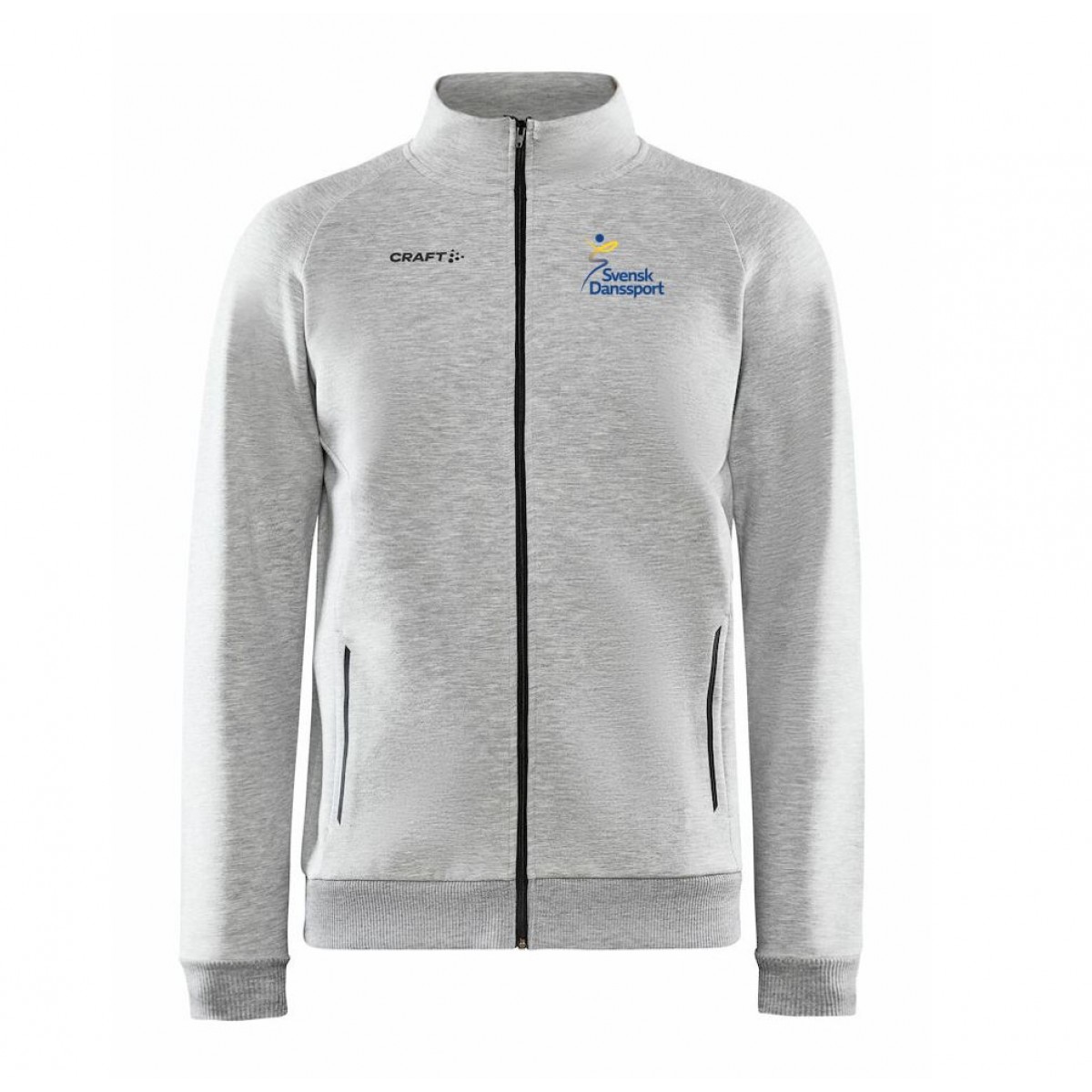 Sweatshirt Jacka Craft Gråmelange/Grey Melange