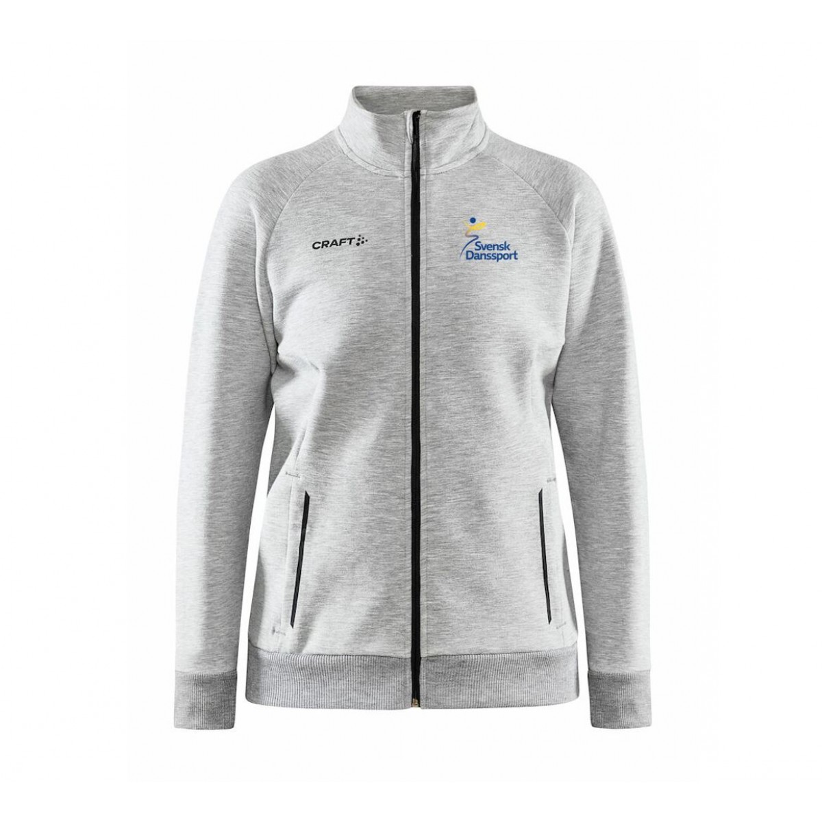 Sweatshirt Jacka Craft Gråmelange/Grey Melange