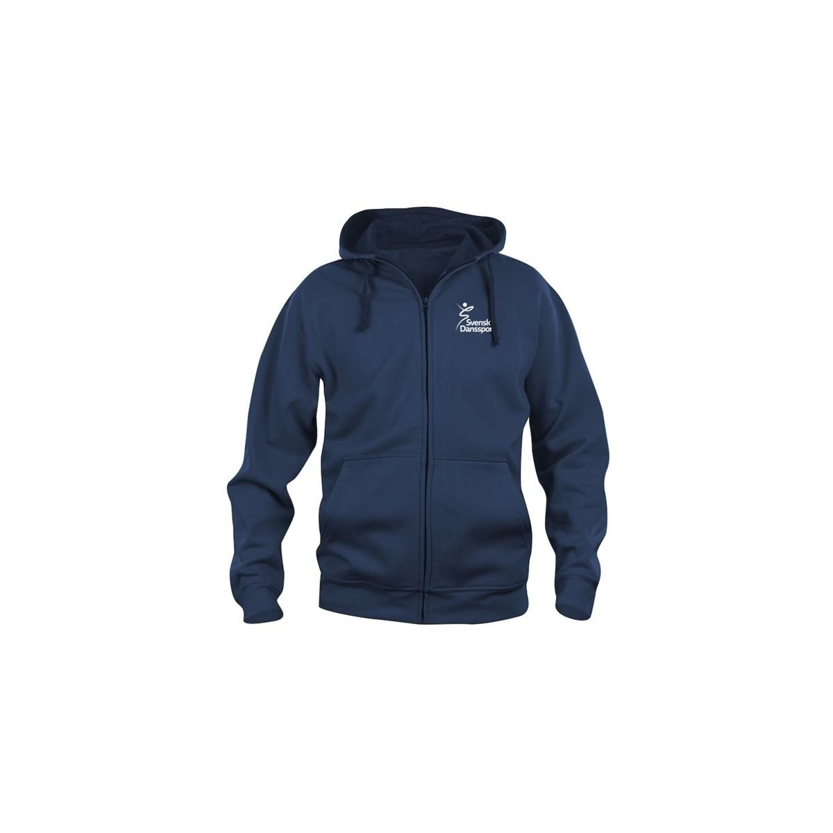 Hood Zip Herr Marinblå/Navy Blue