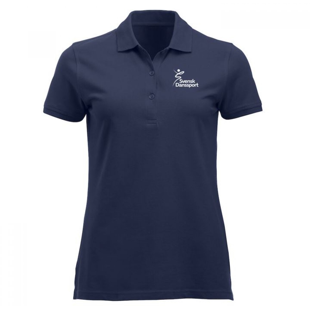 Piké Dam Blå Marinblå/Navy Blue