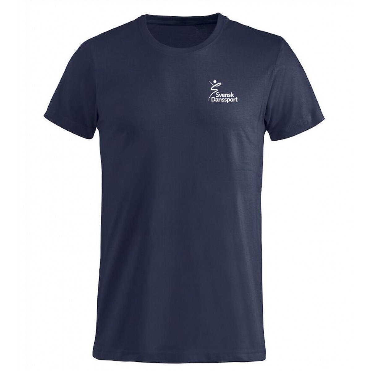 T-Shirt Bomull Herr Blå Marinblå/Navy Blue