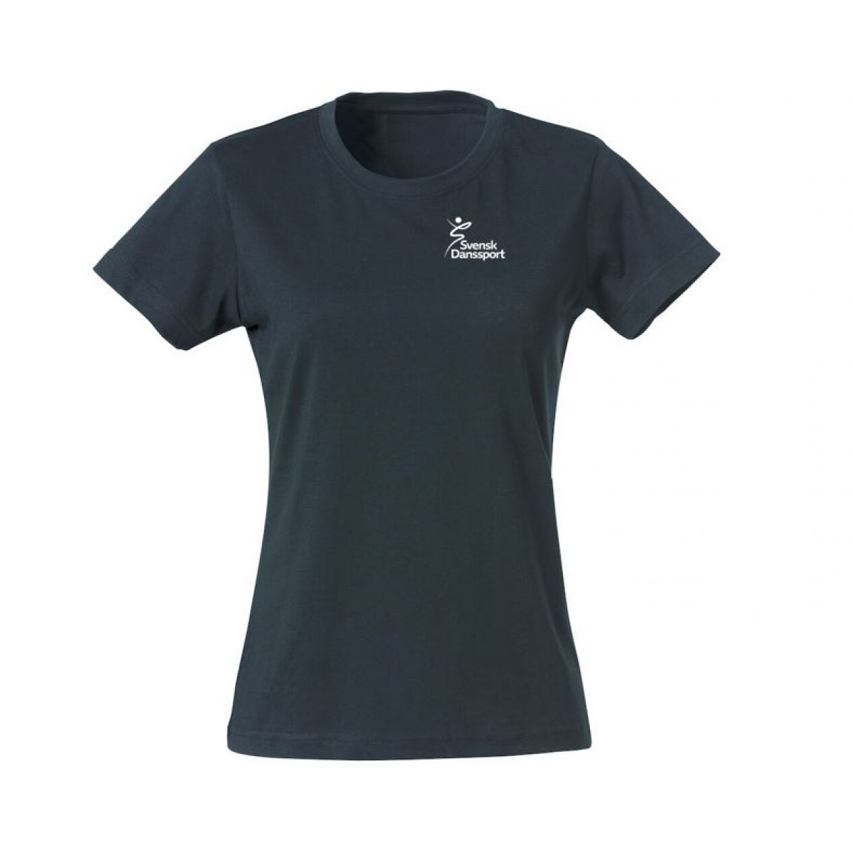 T-Shirt Bomull Dam Blå Marinblå/Navy Blue