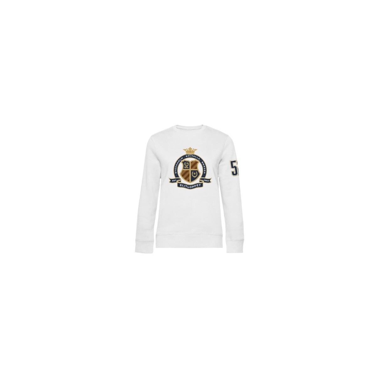 Sweatshirt Herr - Casual Line Vit/White
