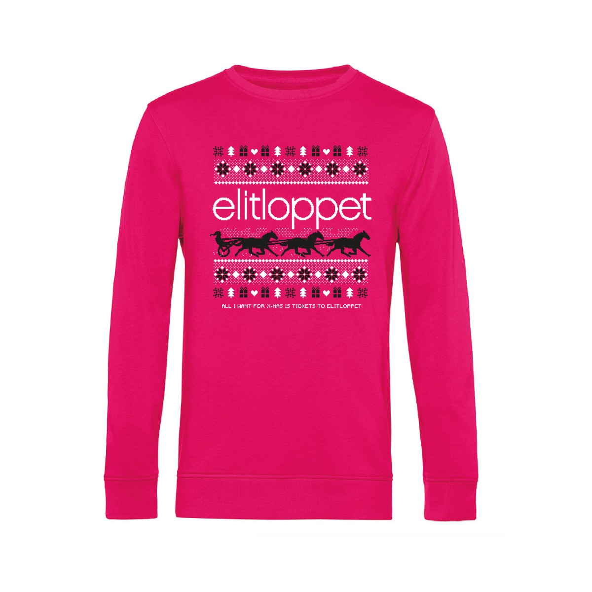 Jultröja Elitloppet Unisex Rosa