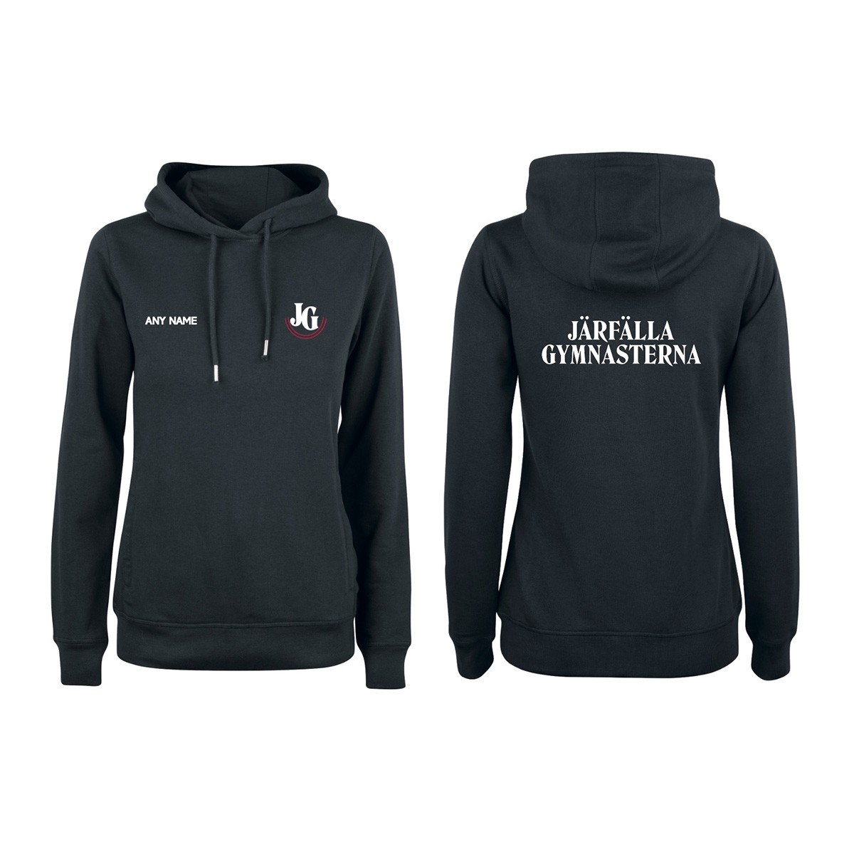 Hoodie Dam, Svart