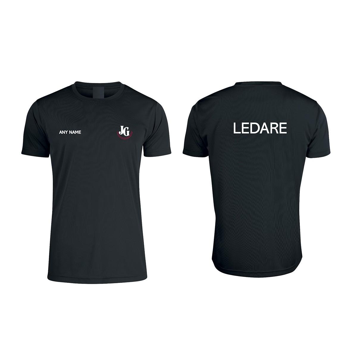 T-shirt Funktion LEDARE Herr, Svart