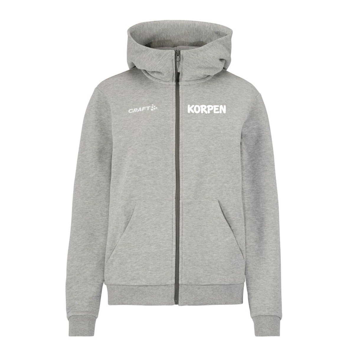 Community 2.0 Logo FZ Hoodie Dam Grå