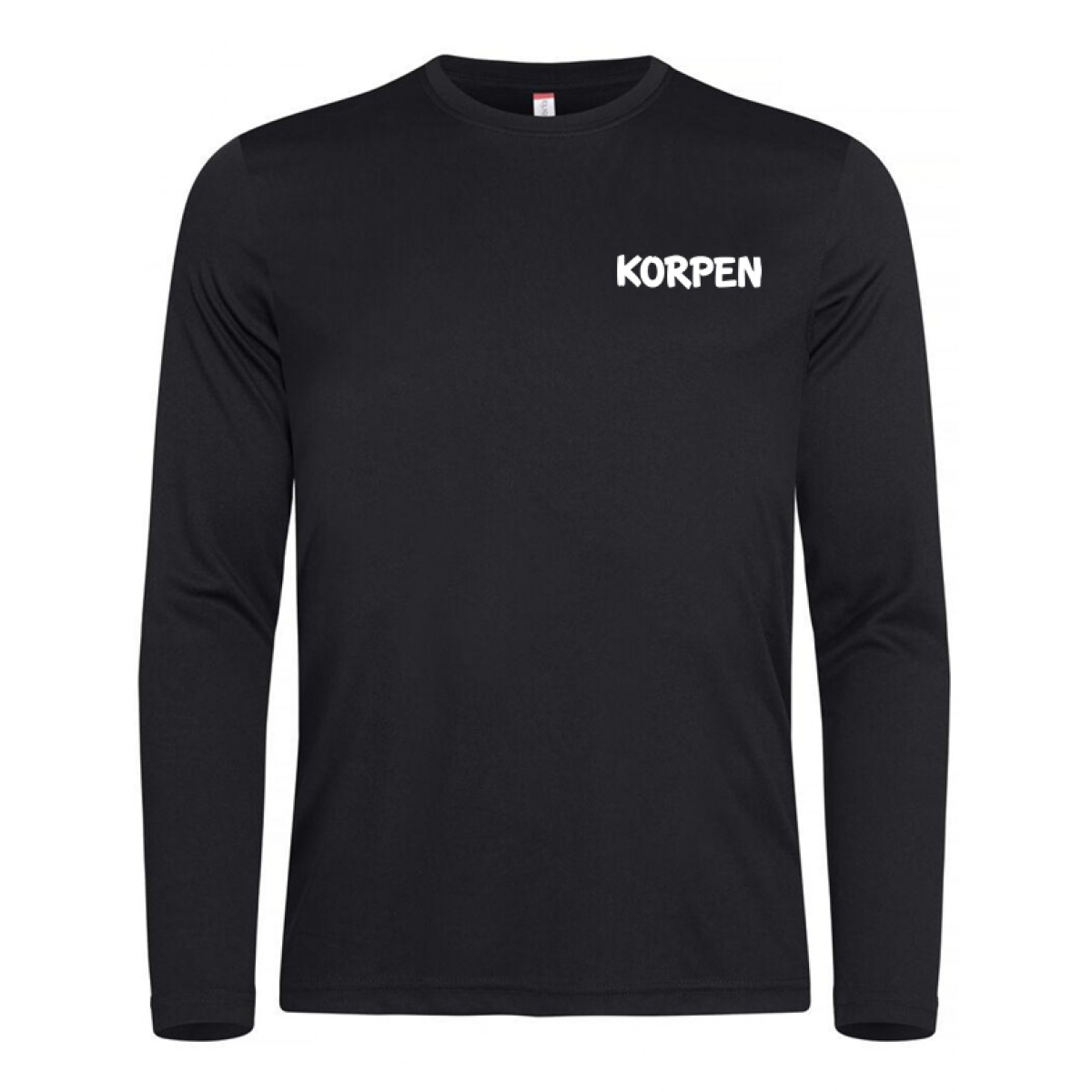 Active T-shirt L/S Herr Svart 