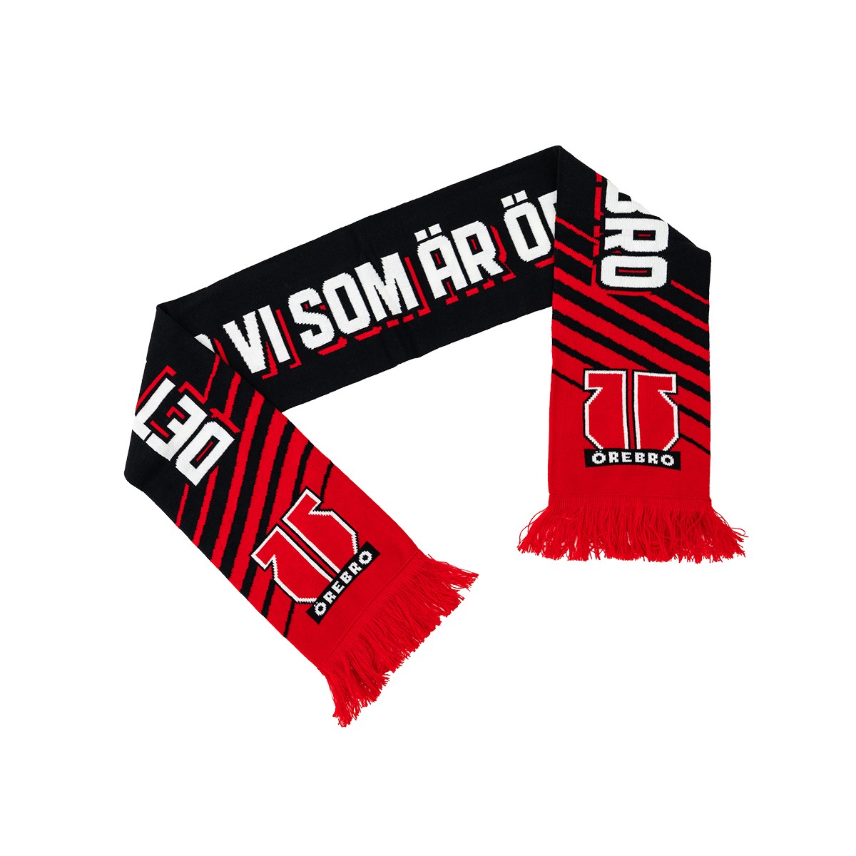 Halsduk \'Det är vi som är Örebro\' Röd/Svart