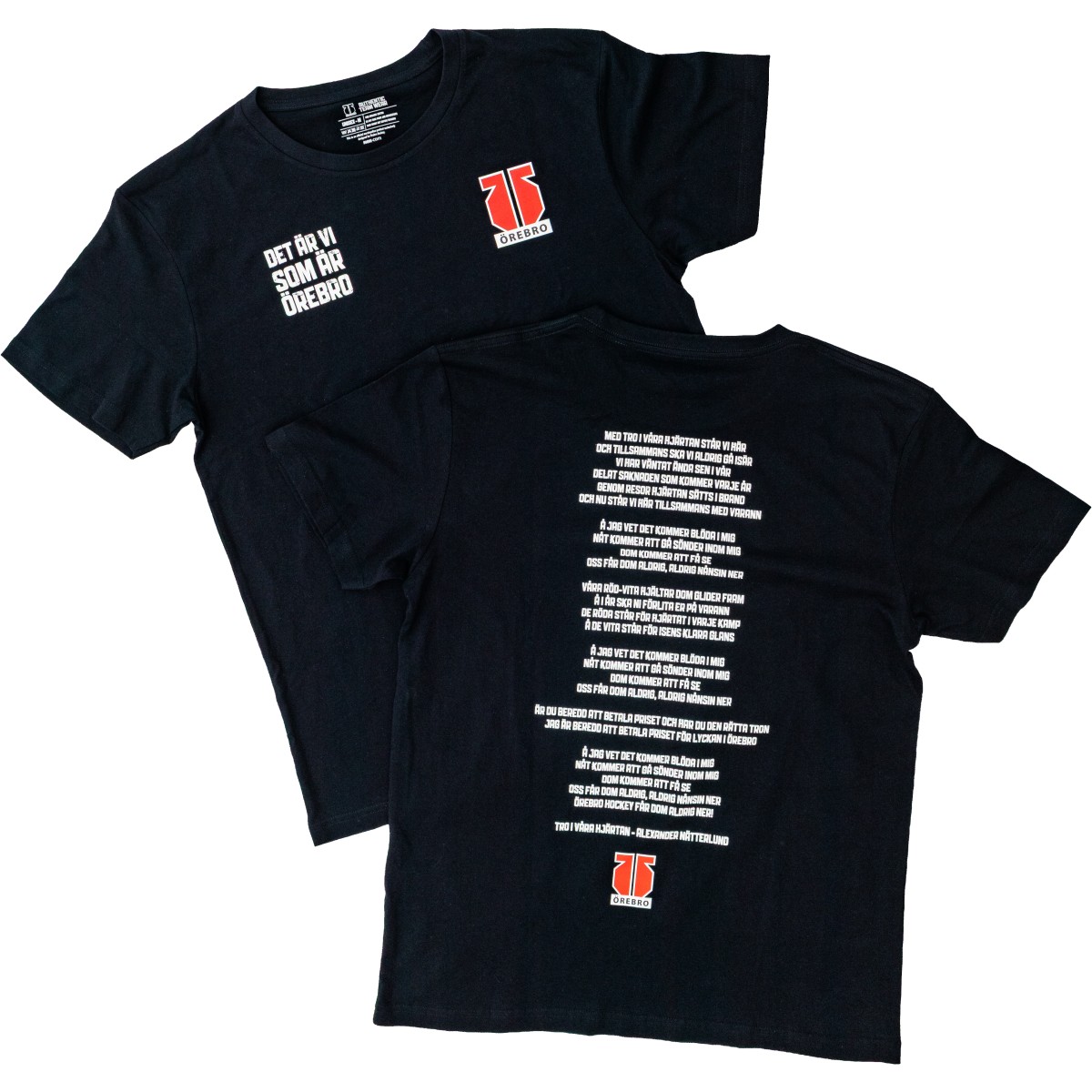 T-Shirt \'Lyrics\' Svart