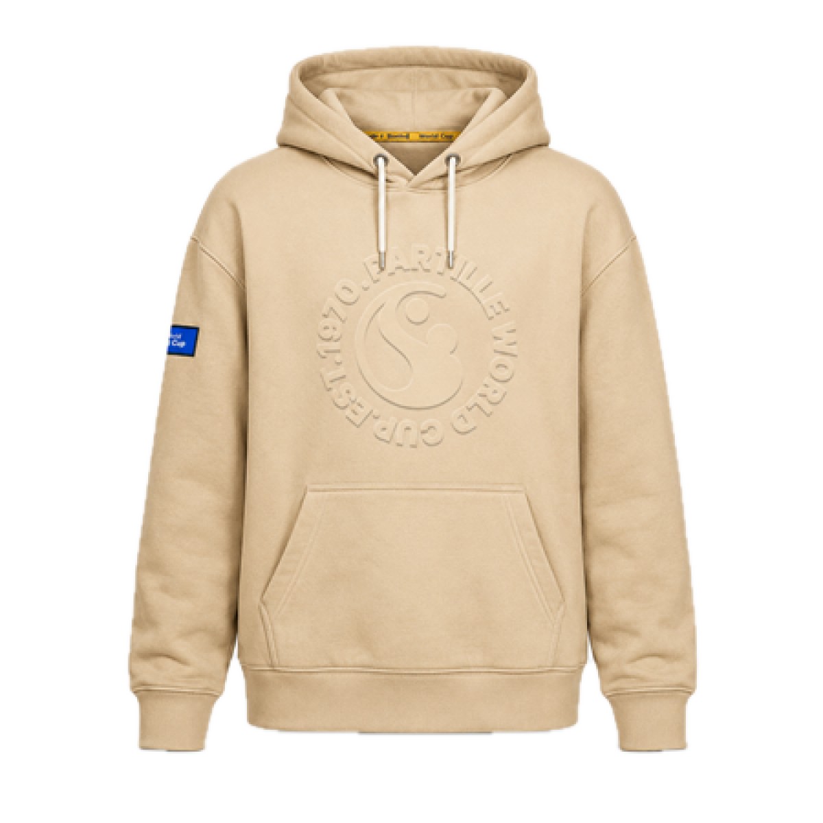 Hoodie Partille World Cup Debossed Sand