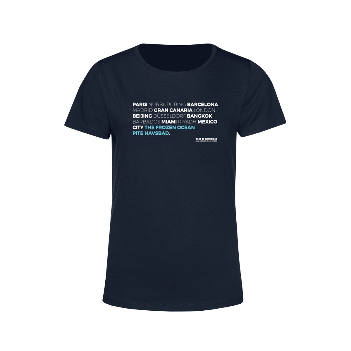 T-shirt Cities Ladies Mörkmarinblå/Dark Navy Blue