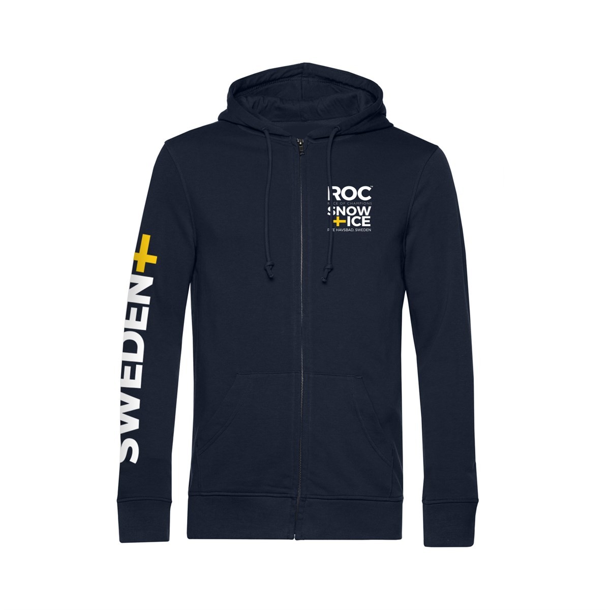 Zip hoodie official Unisex Mörkmarinblå/Dark Navy Blue