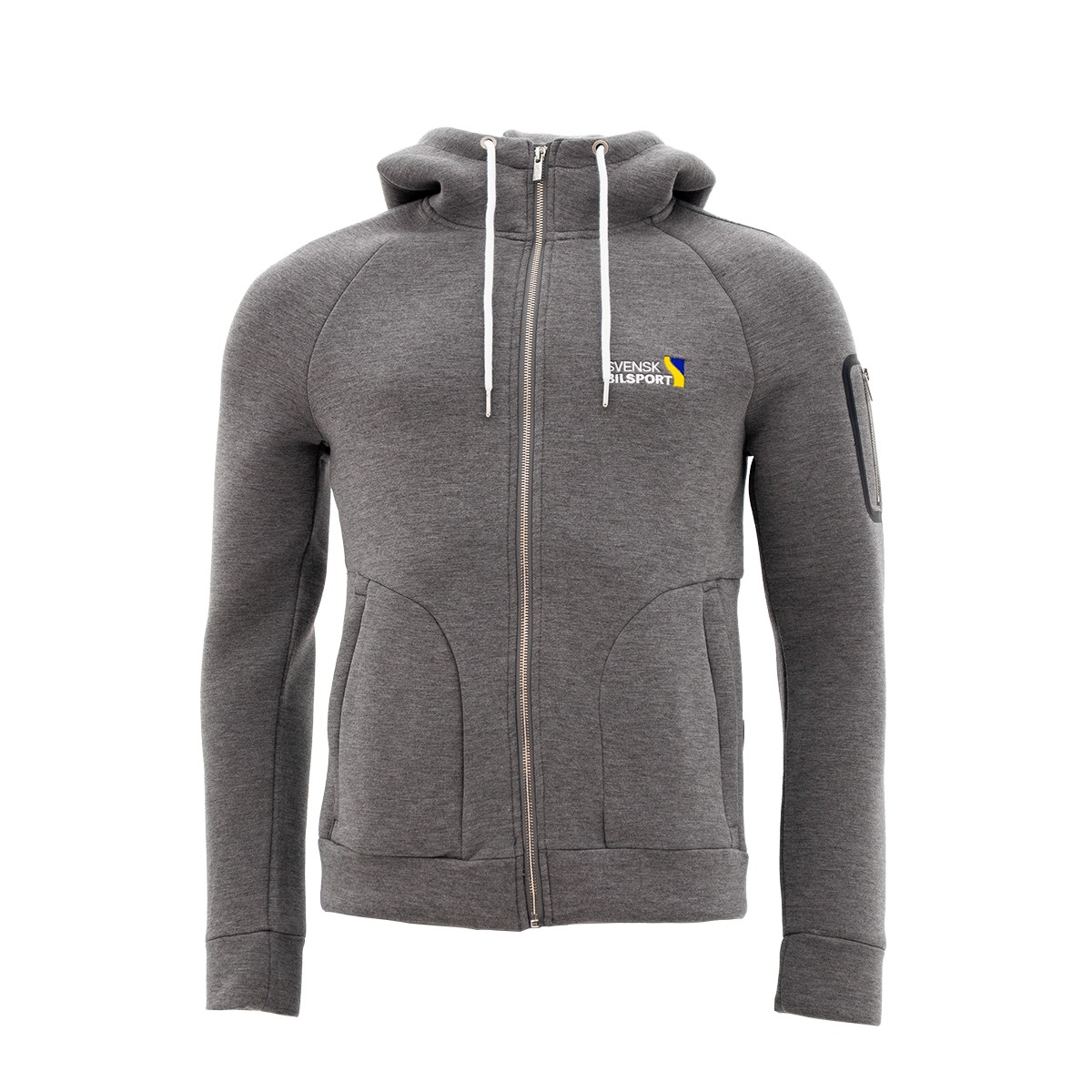 Scuba-Hoodie Dam Grå