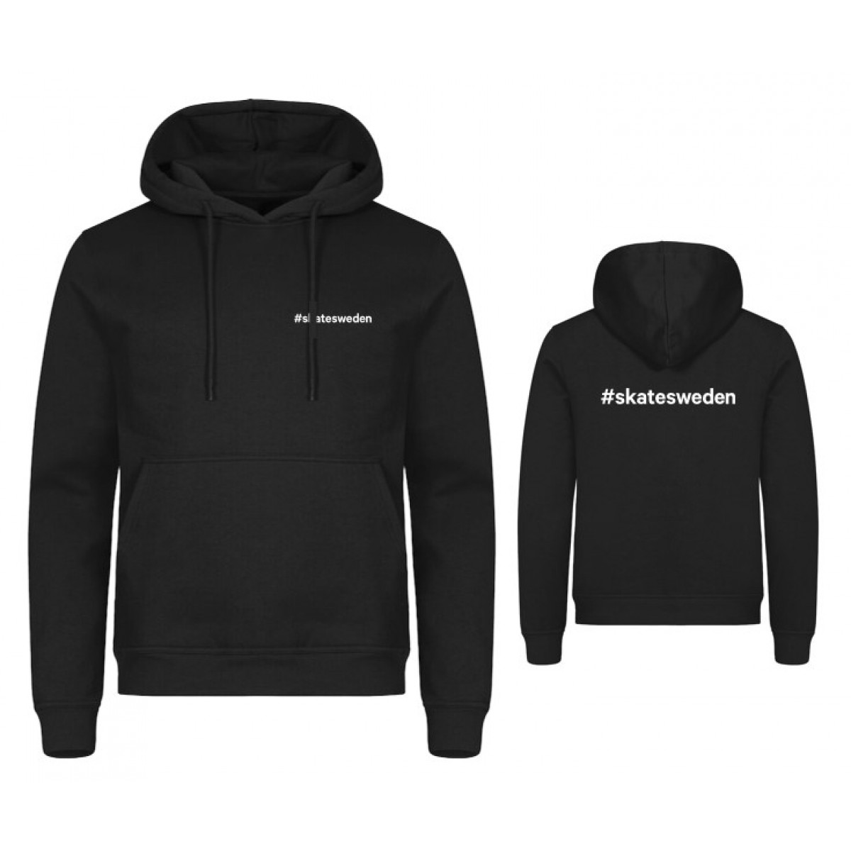 Hoodie Unisex Svart