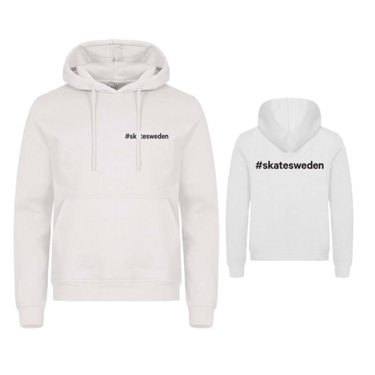 Hoodie Unisex Vit