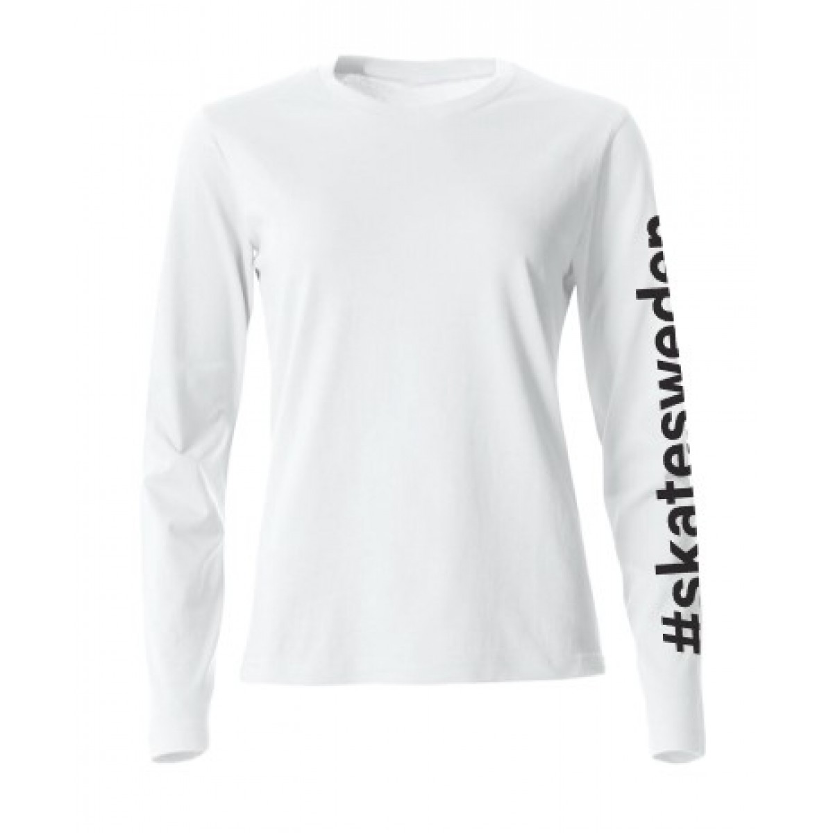 Långärmad T-Shirt Vit Dam