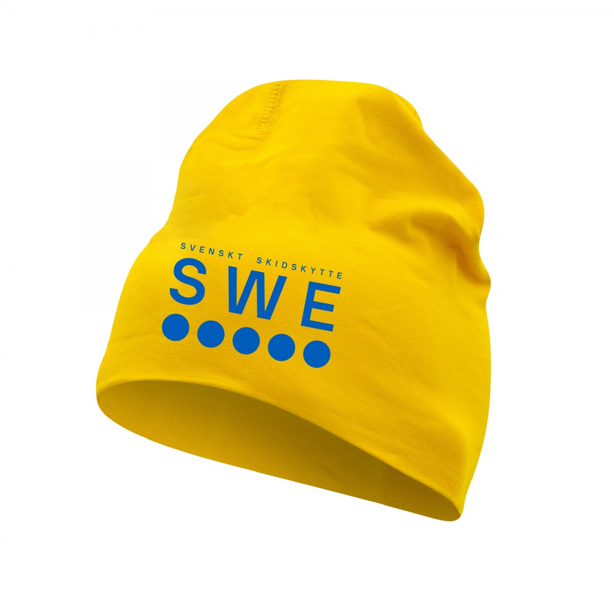 Mössa Beanie Gul Svenskt Skidskytte