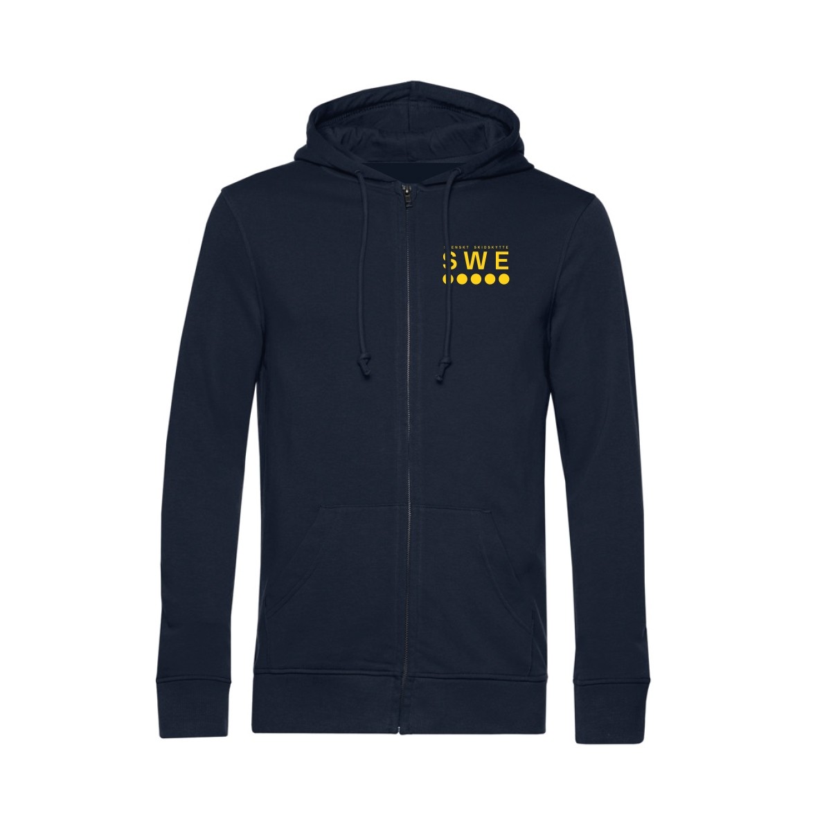 Zip Hood Svenskt Skidskytte Unisex Navy