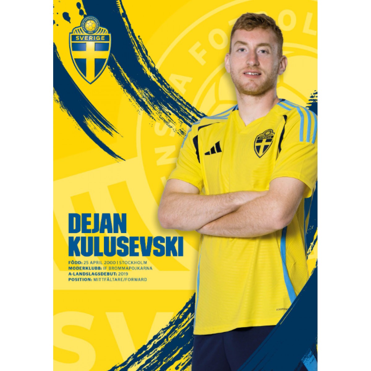 Poster 50x70cm Dejan Kulusevski