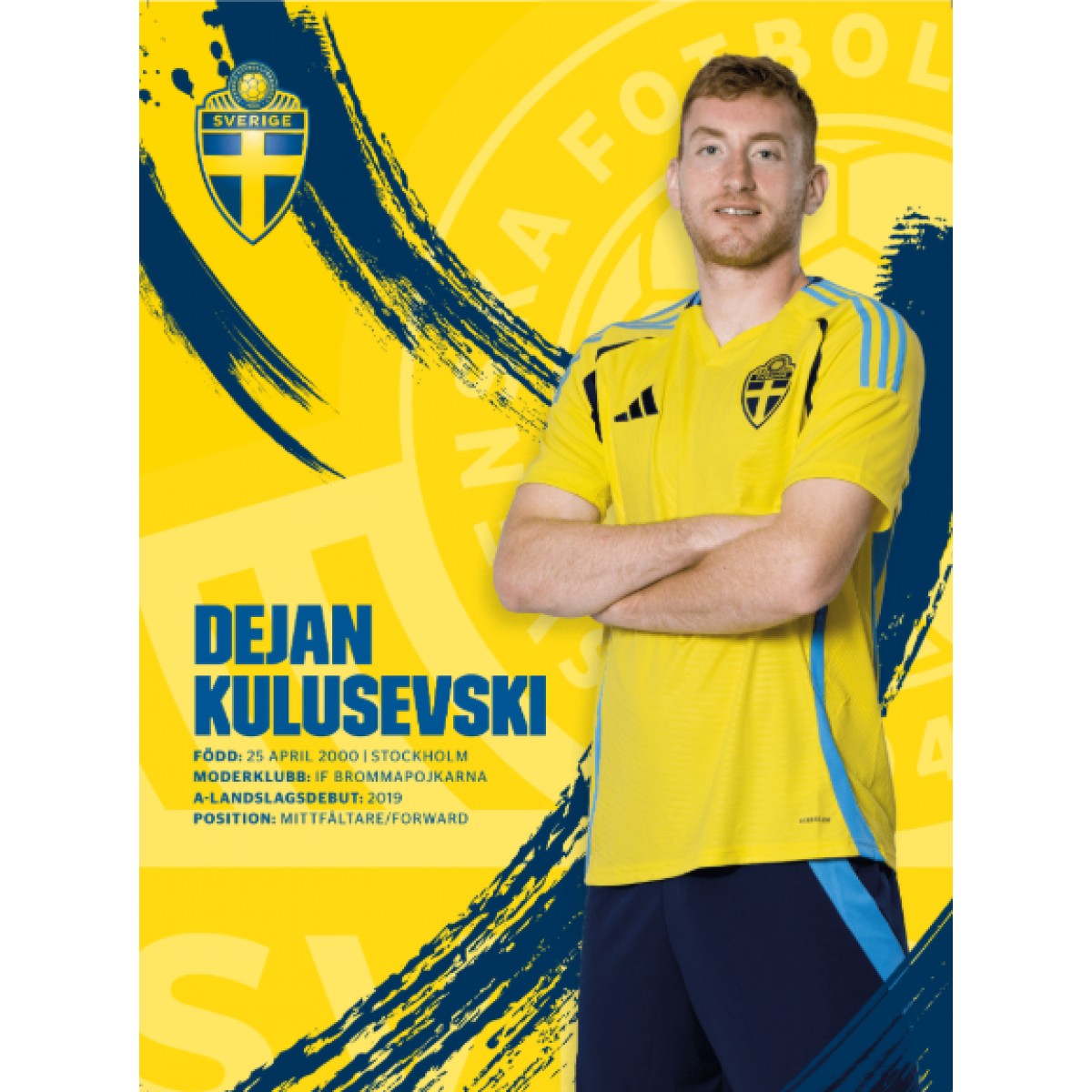 Poster 30x40cm Dejan Kulusevski