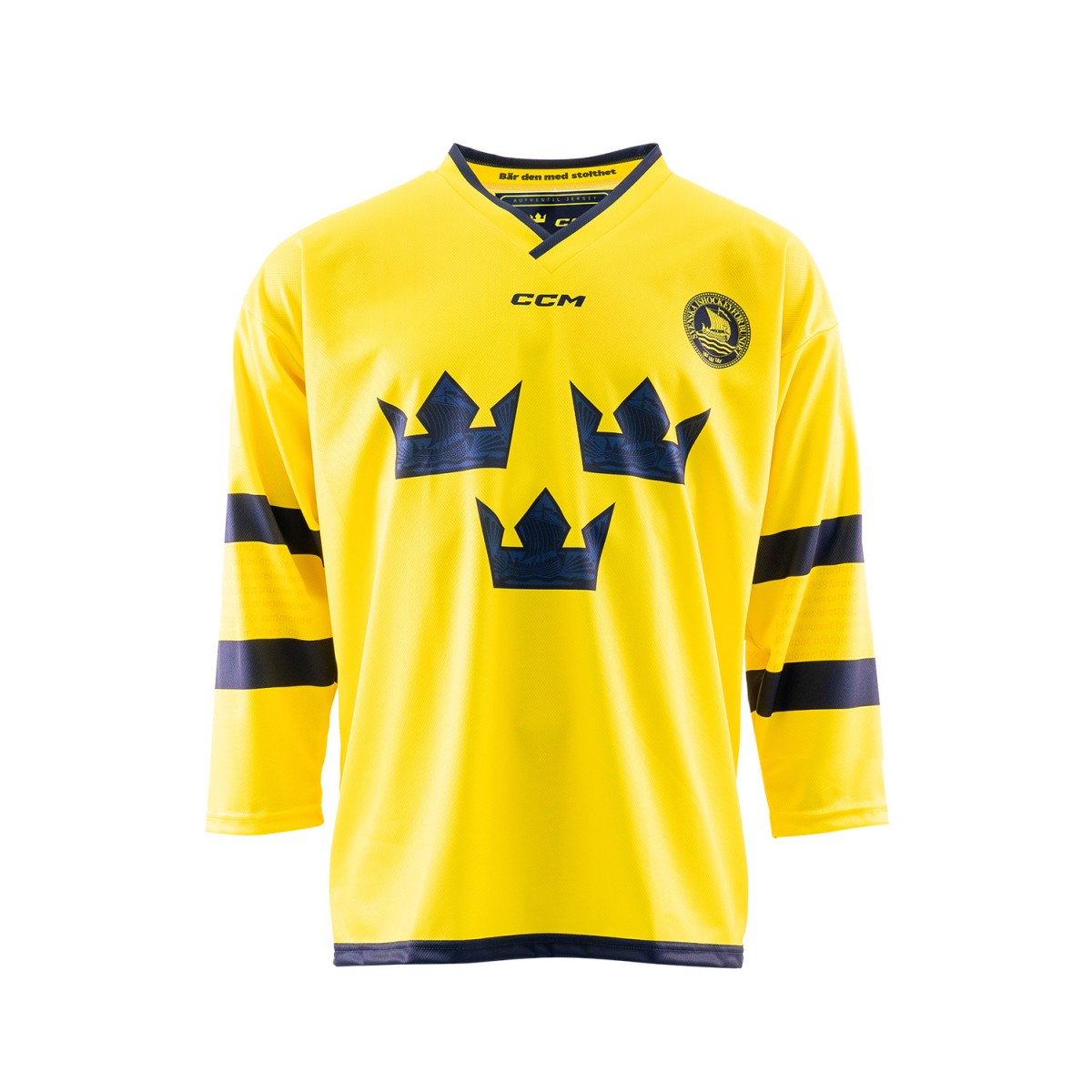 CCM Matchreplika Sublimerad Gul, Junior/Barnstorlekar