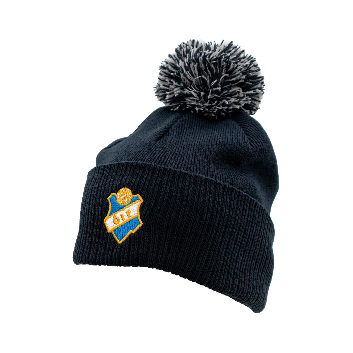 Broderad mössa med tofs