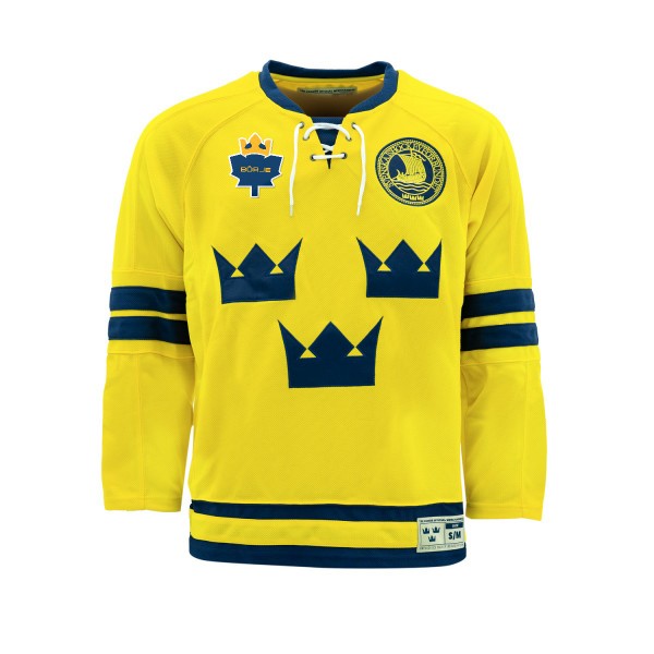 Tre Kronor Hockey Jersey #21 Börje Salming ALS-stiftelse Yellow