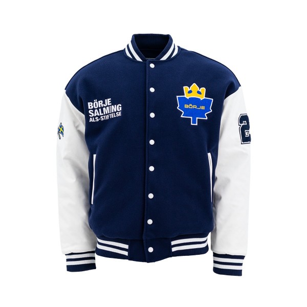 Varsity Jacket Börje Salming ALS-stiftelse Navy & White