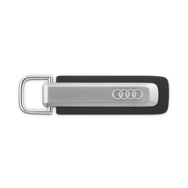 Audi Key ring rings, silver/black