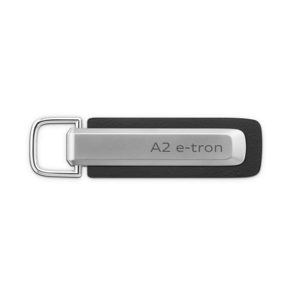 Audi Key ring A2 e-tron, silver/black