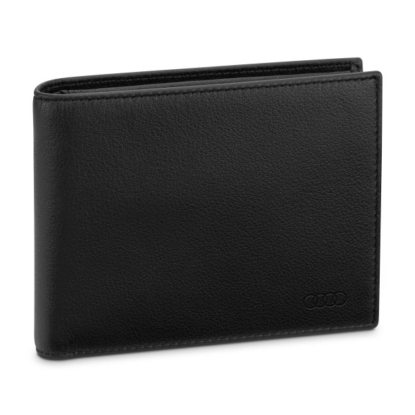 Audi wallet leather Men Black/Svart