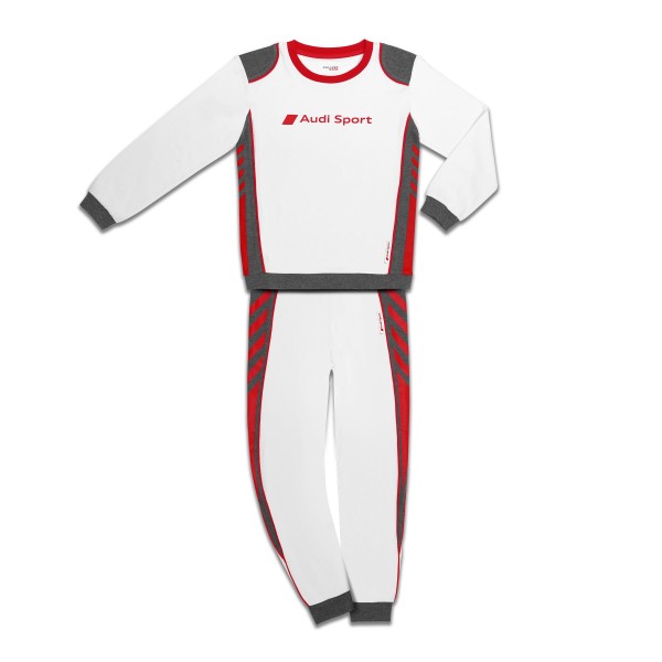 Audi Sport Pyjama Racing Vit/White & Röd/Red