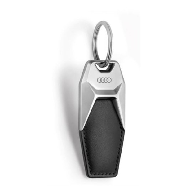Keyring leather ring Svart/Black