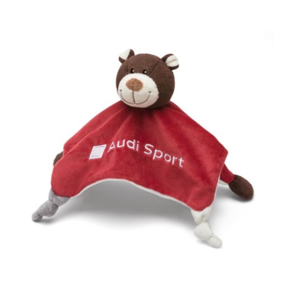 Snuttefilt Audi Sport, 21x21 cm Röd/Red