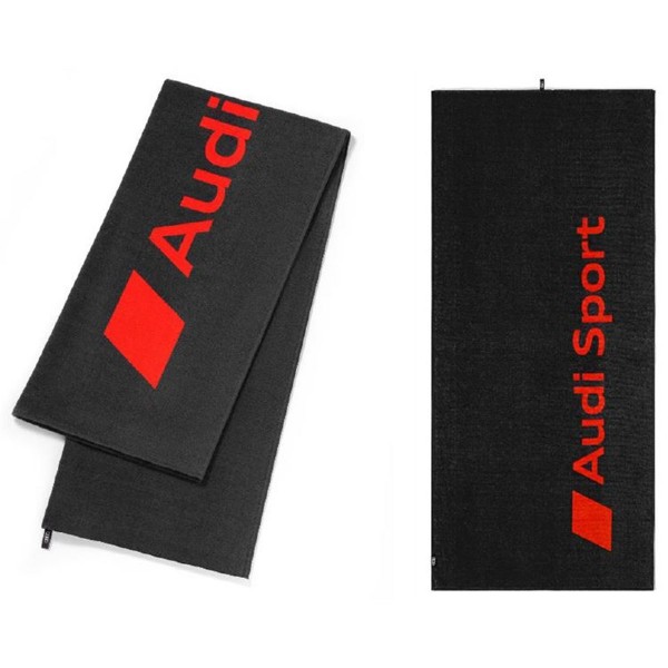 Handduk Audi Sport 80x180 cm Mörkgrå/DarkGrey