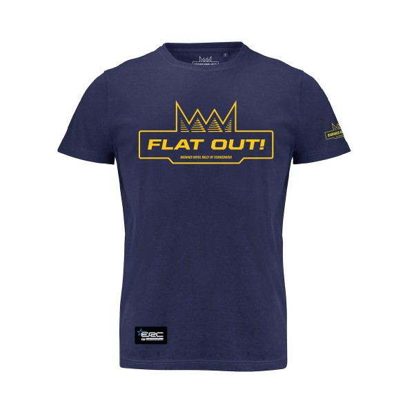 T-shirt Navy Blue - Flat Out!