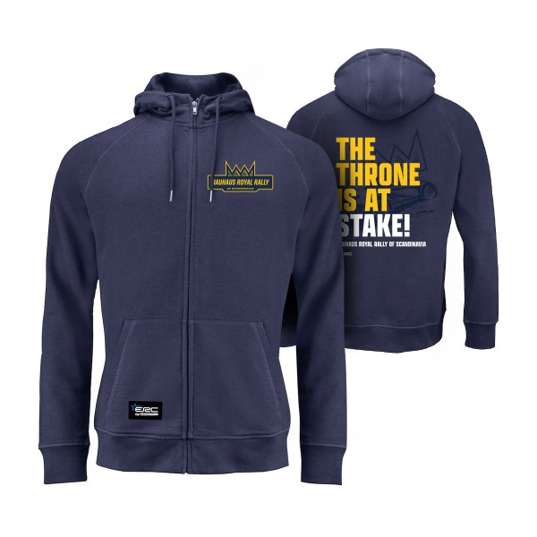Zip-hood Navy Blue - The Throne