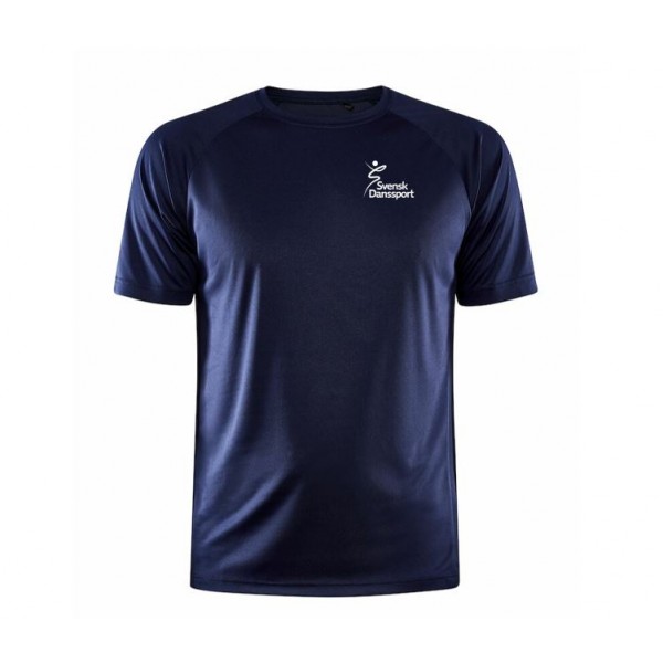 Tränings T-Shirt Herr Blå Craft Marinblå/Navy Blue