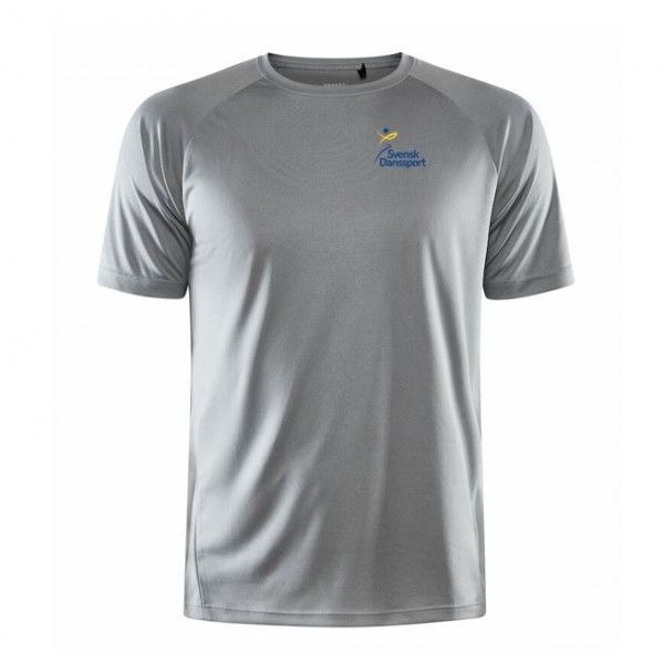 Tränings T-Shirt Herr Grå Craft Gråmelange/Grey Melange